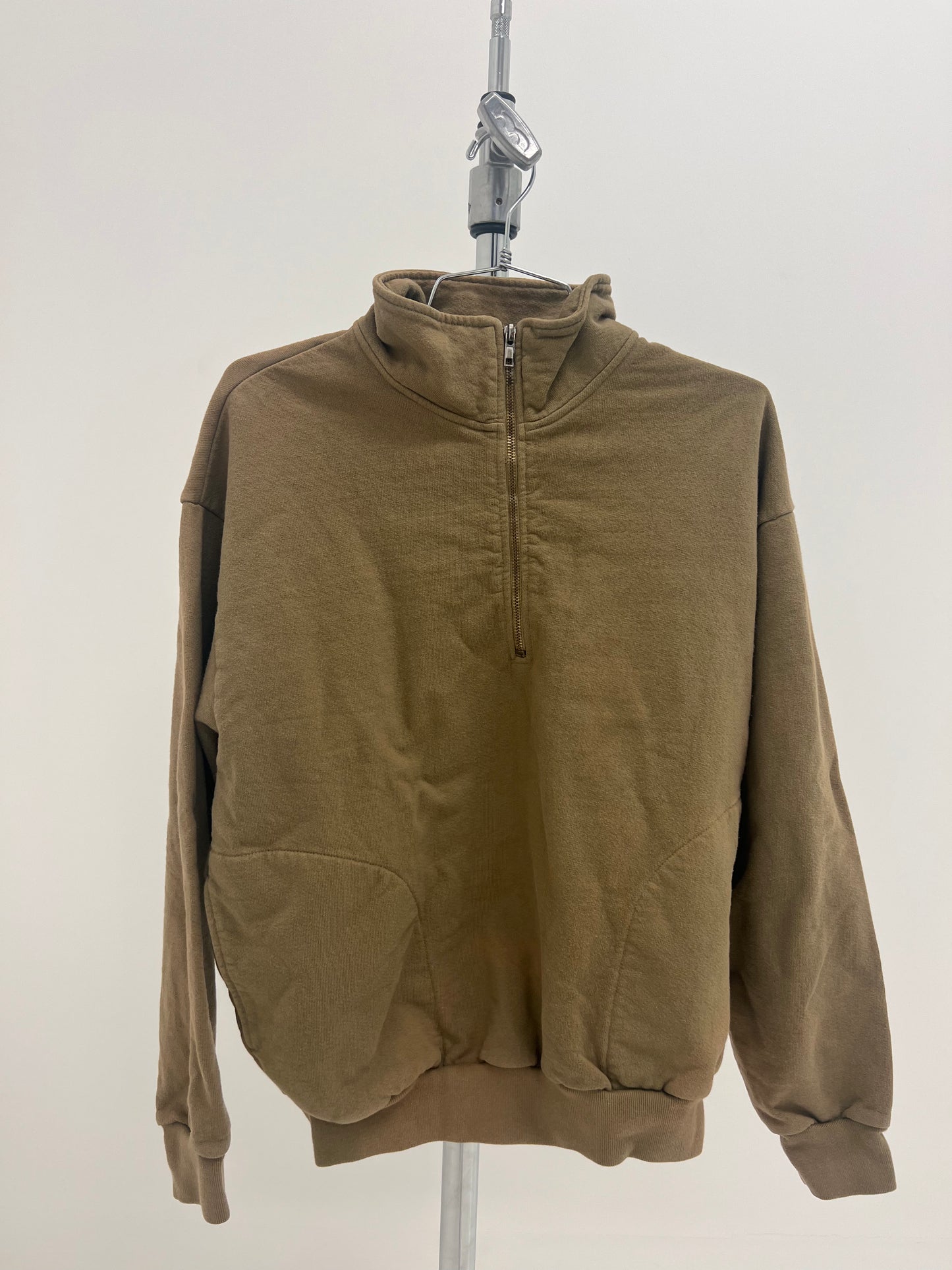 Khaki Trash Half-Zip Pullover 2XL x 7