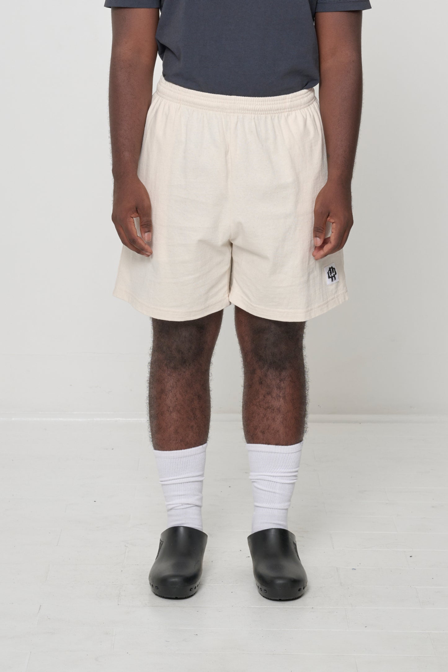 Scour Everyday Shorts shows relaxed fit.