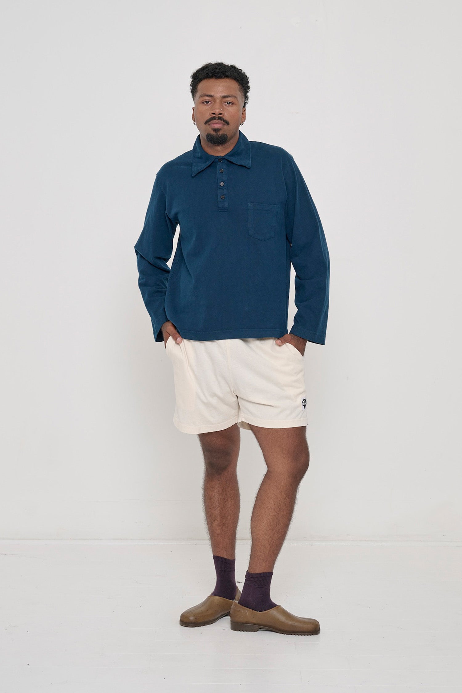 Styled with a Juniper Rugby Trash Polo.