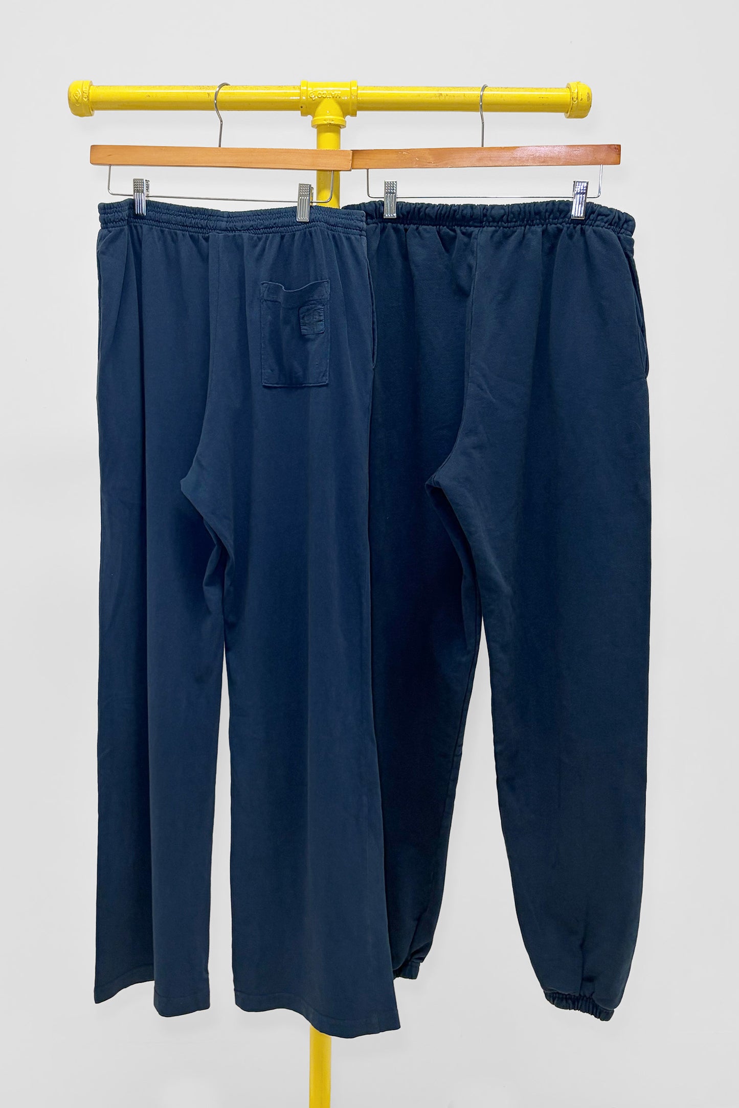 L Apartment Pants & Trash Sweatpants, back view