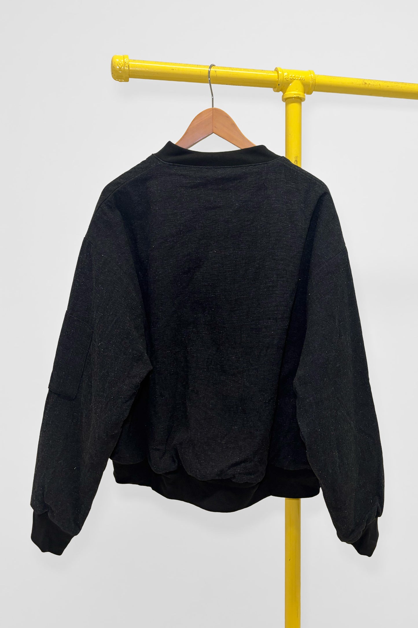 L Biodegradable Bomber Jacket, back view