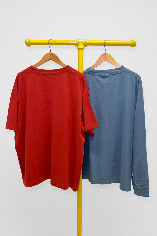 XL Long Sleeve Boxier Trash Tee & Boxier Trash Tee, back view