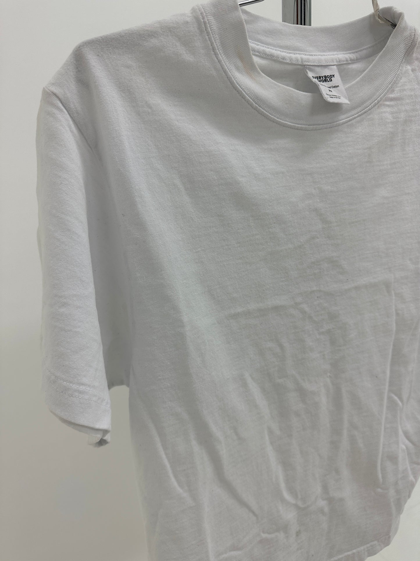 White Short Sleeve Trash Tee XS x 3