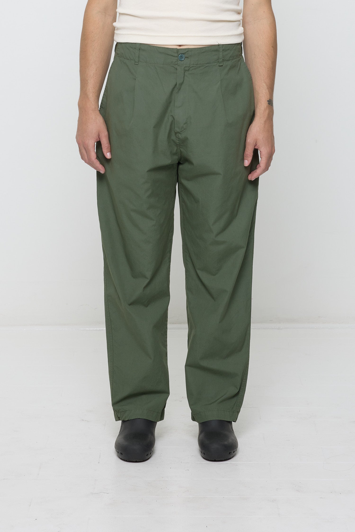 Bottom half view of person in Pine Life Uniform Pants