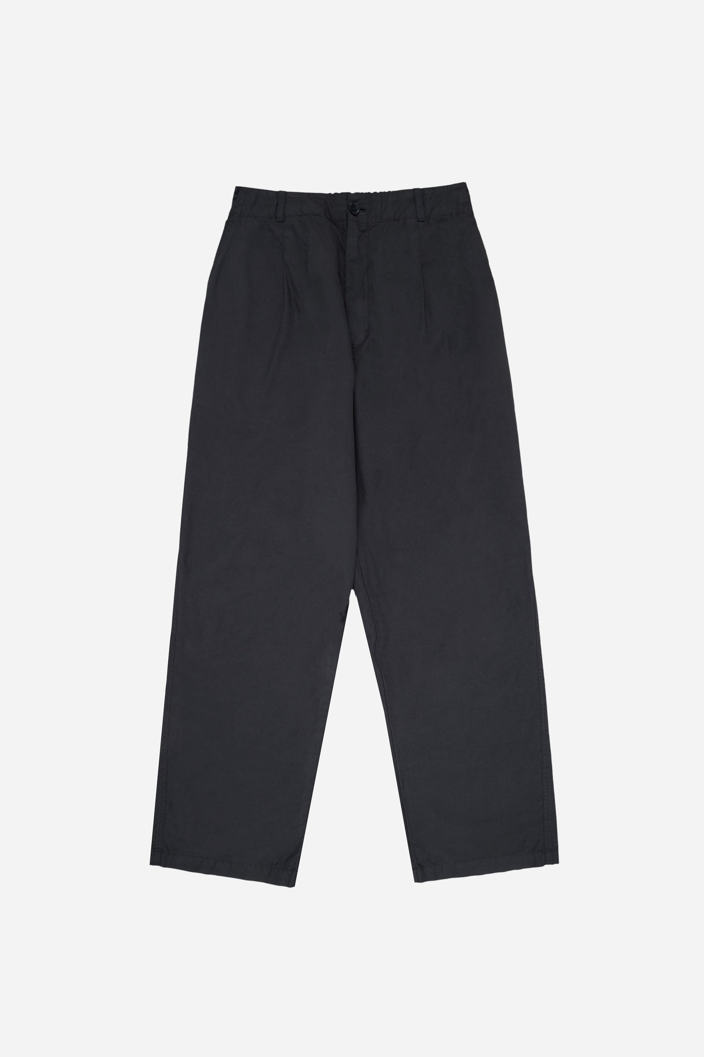 Flat lay of Slate grey Life Uniform Pants on a white background.