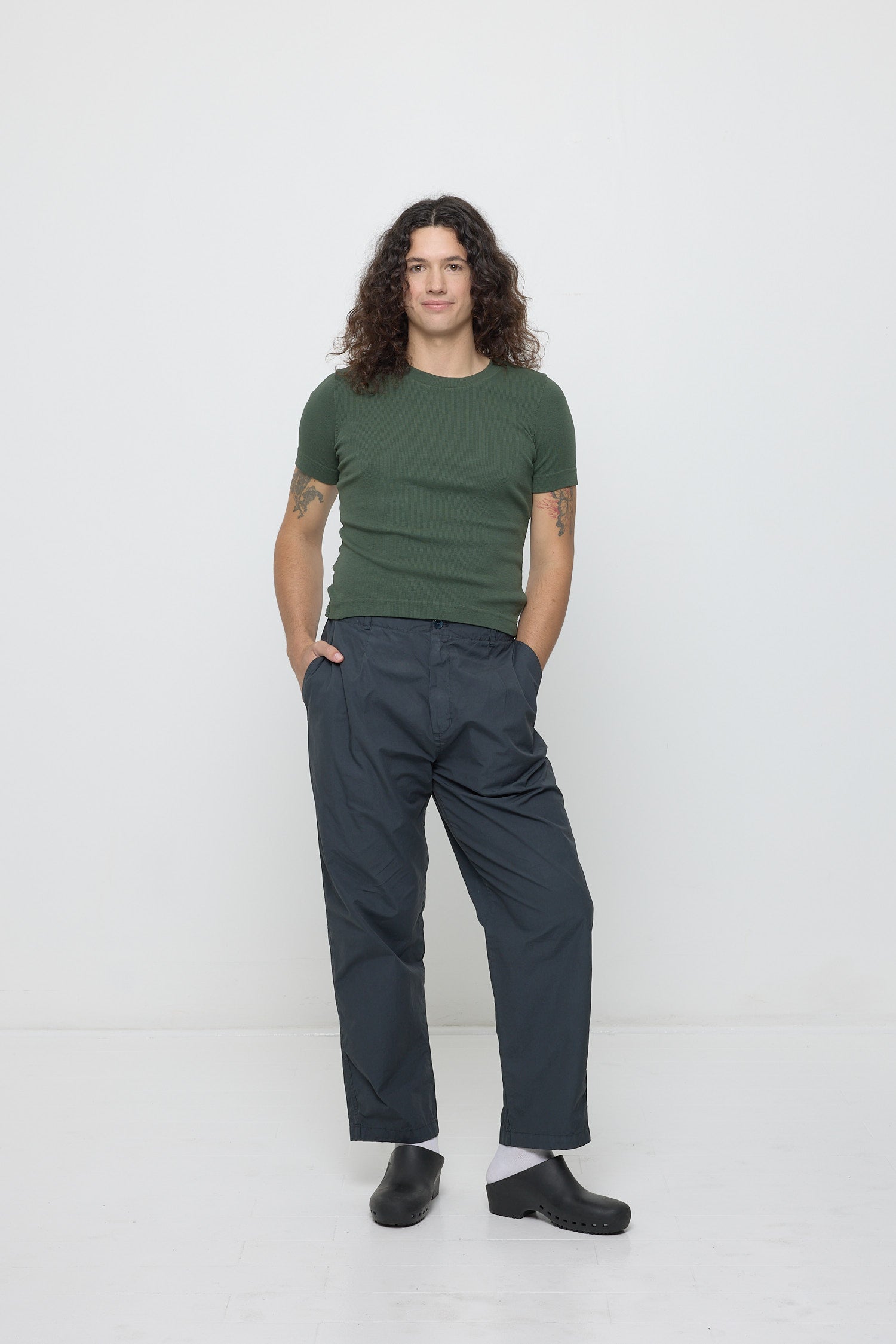 Styled with Pine Rib Short Sleeve.