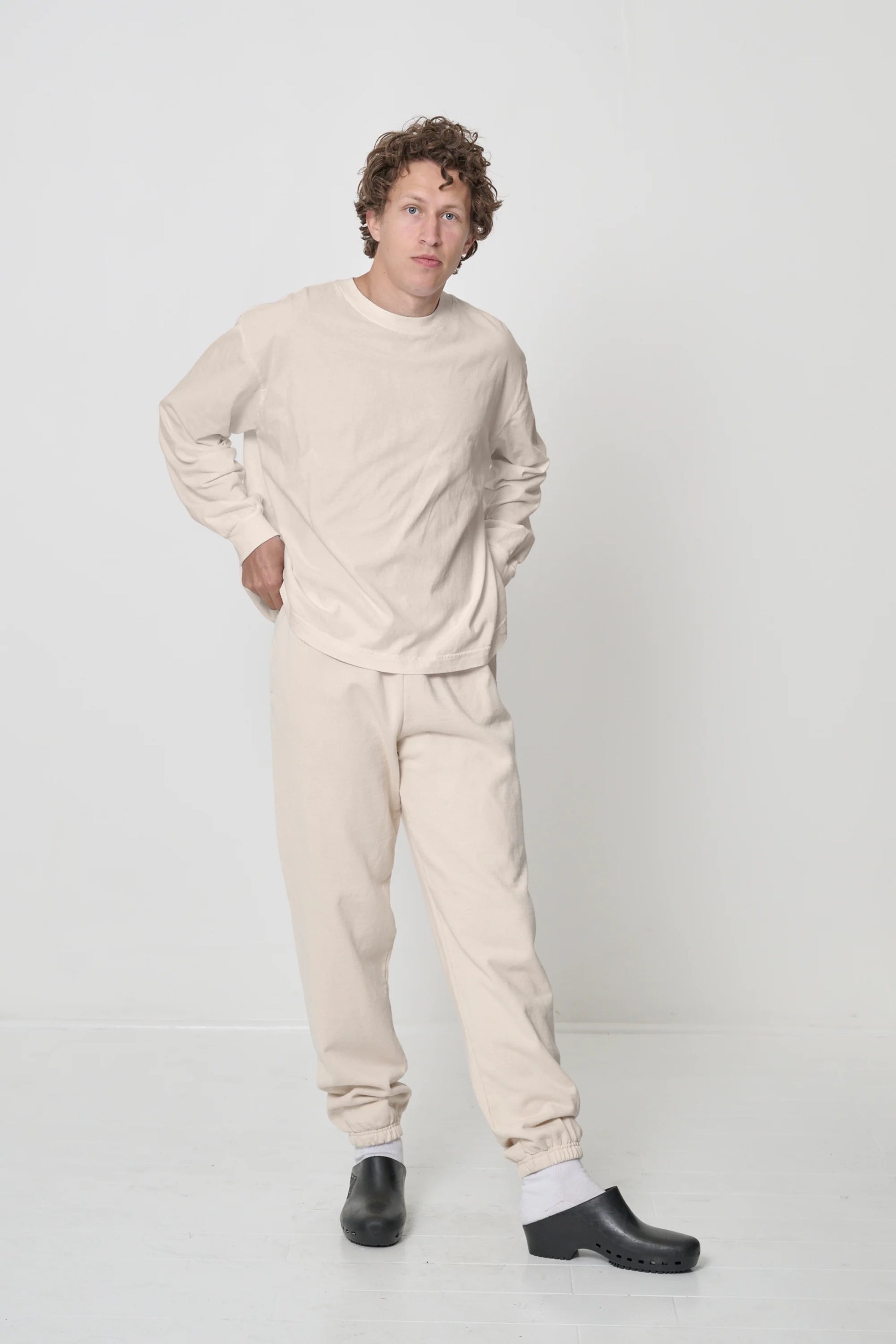 Styled with matching Trash Sweatpants.