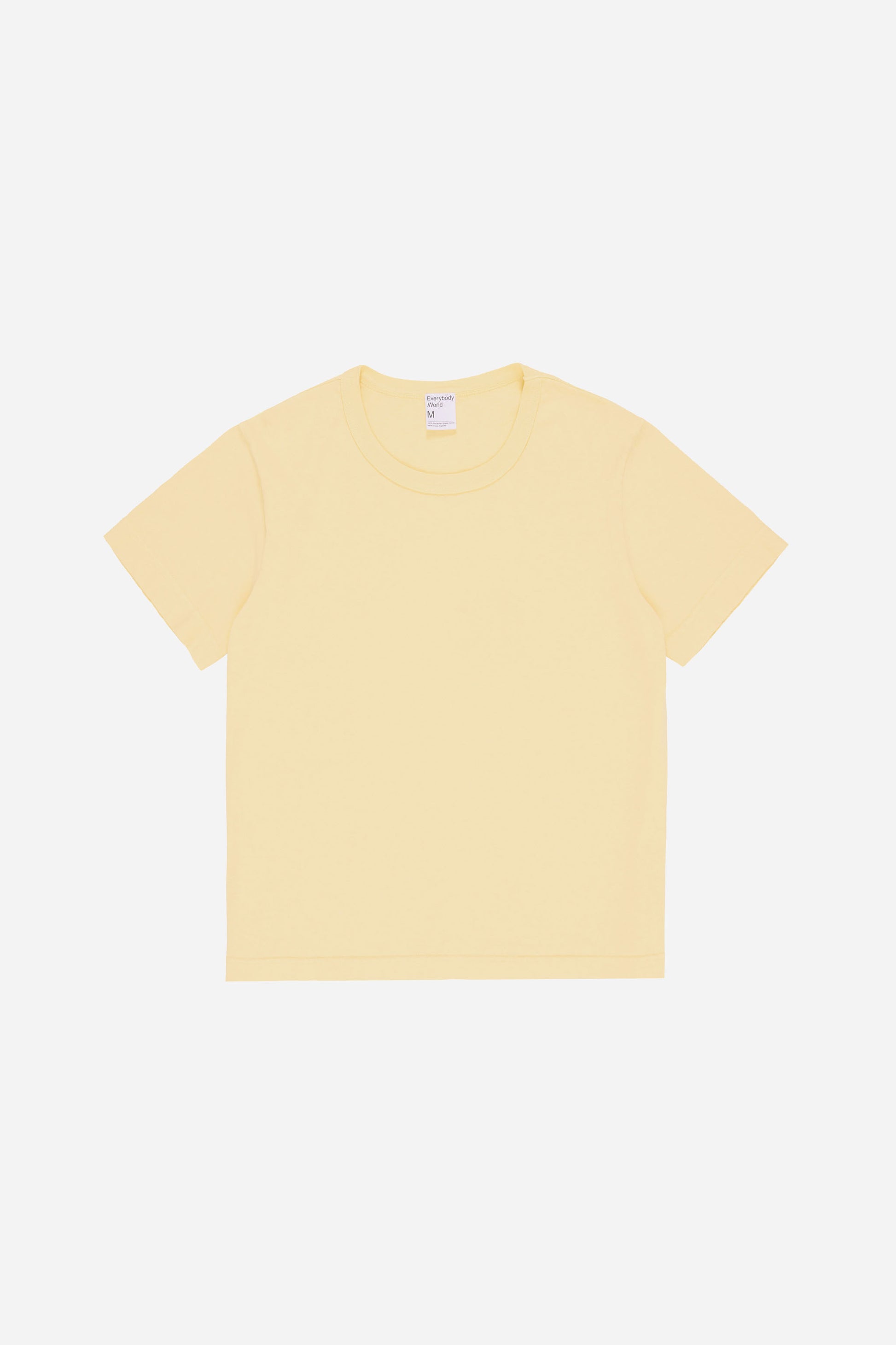 Flat lay of French Butter Tailored Trash Tee, front view