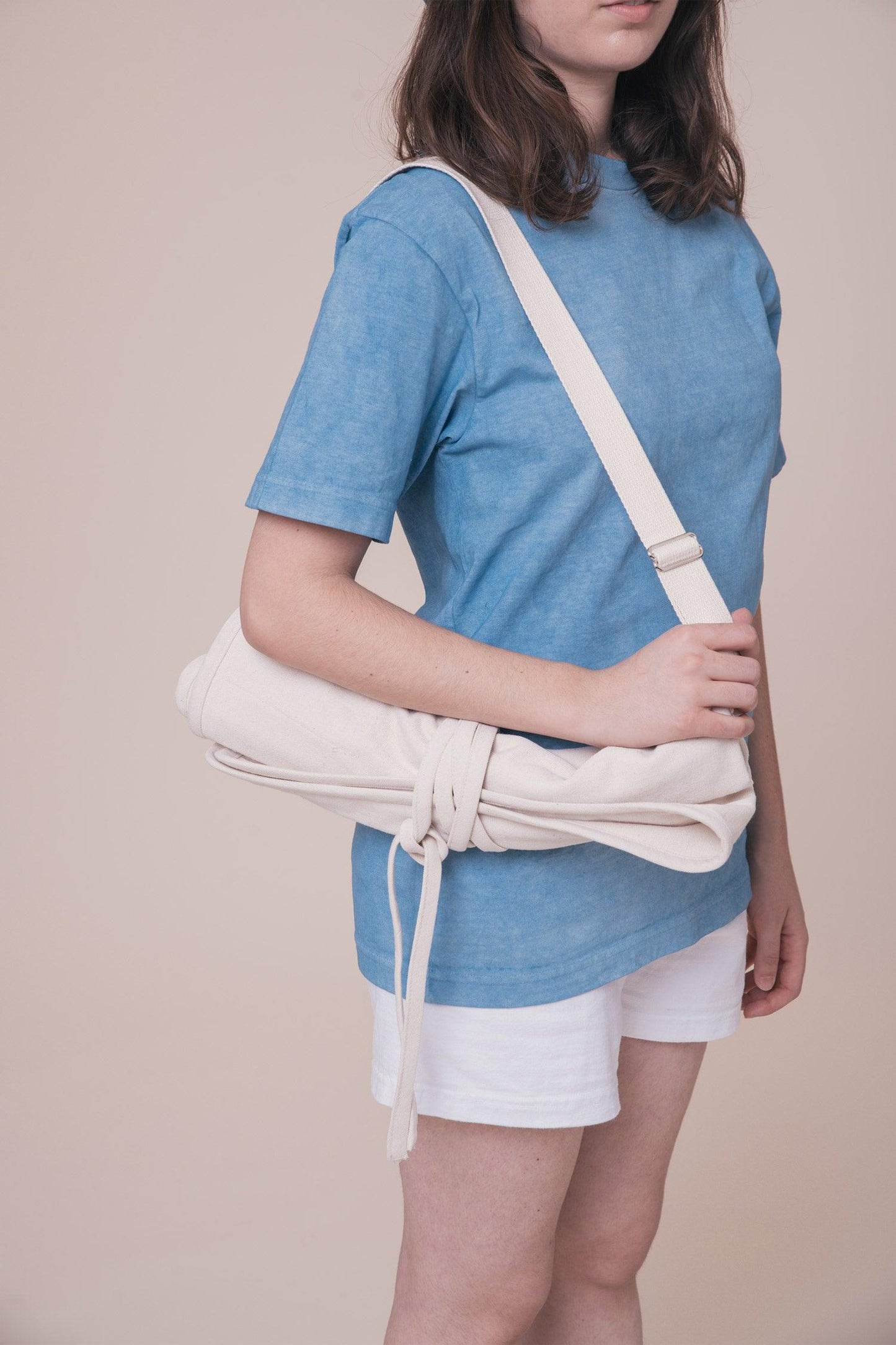 Angela's Recycled Cotton Tool Roll in Natural