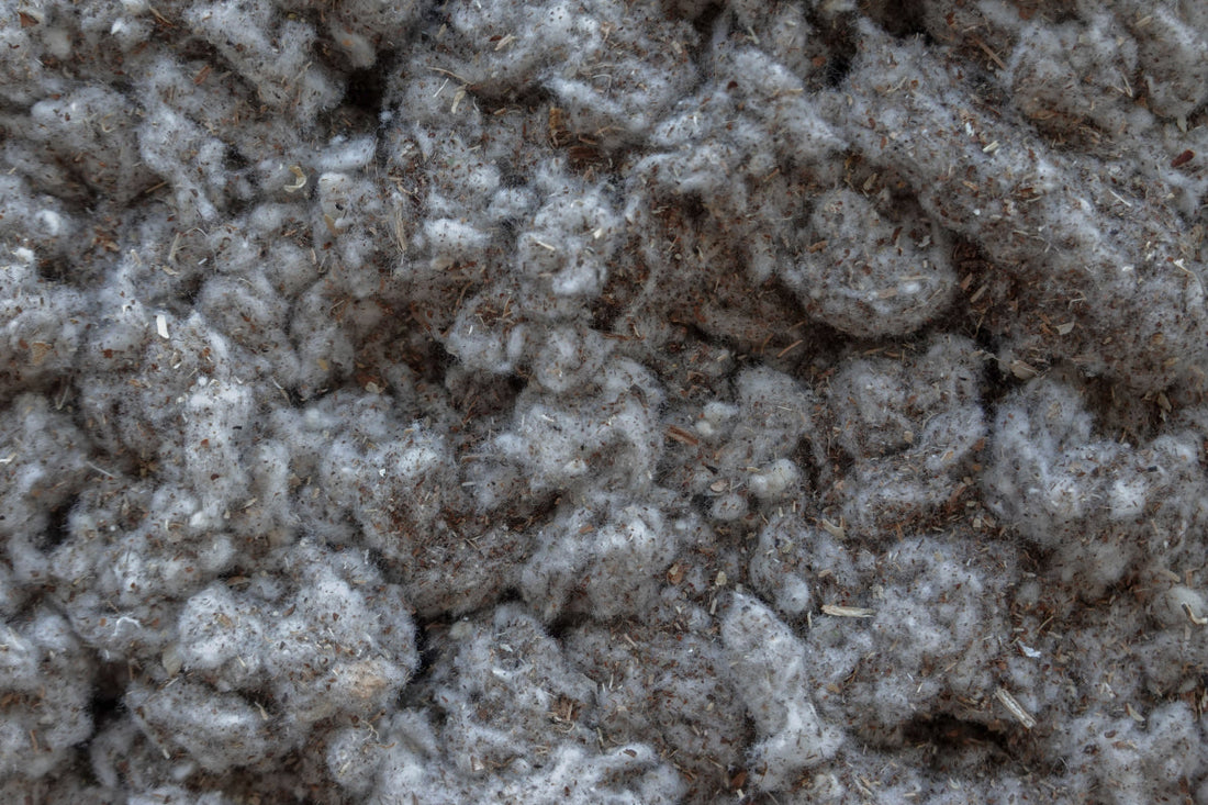 What is post-industrial cotton waste?