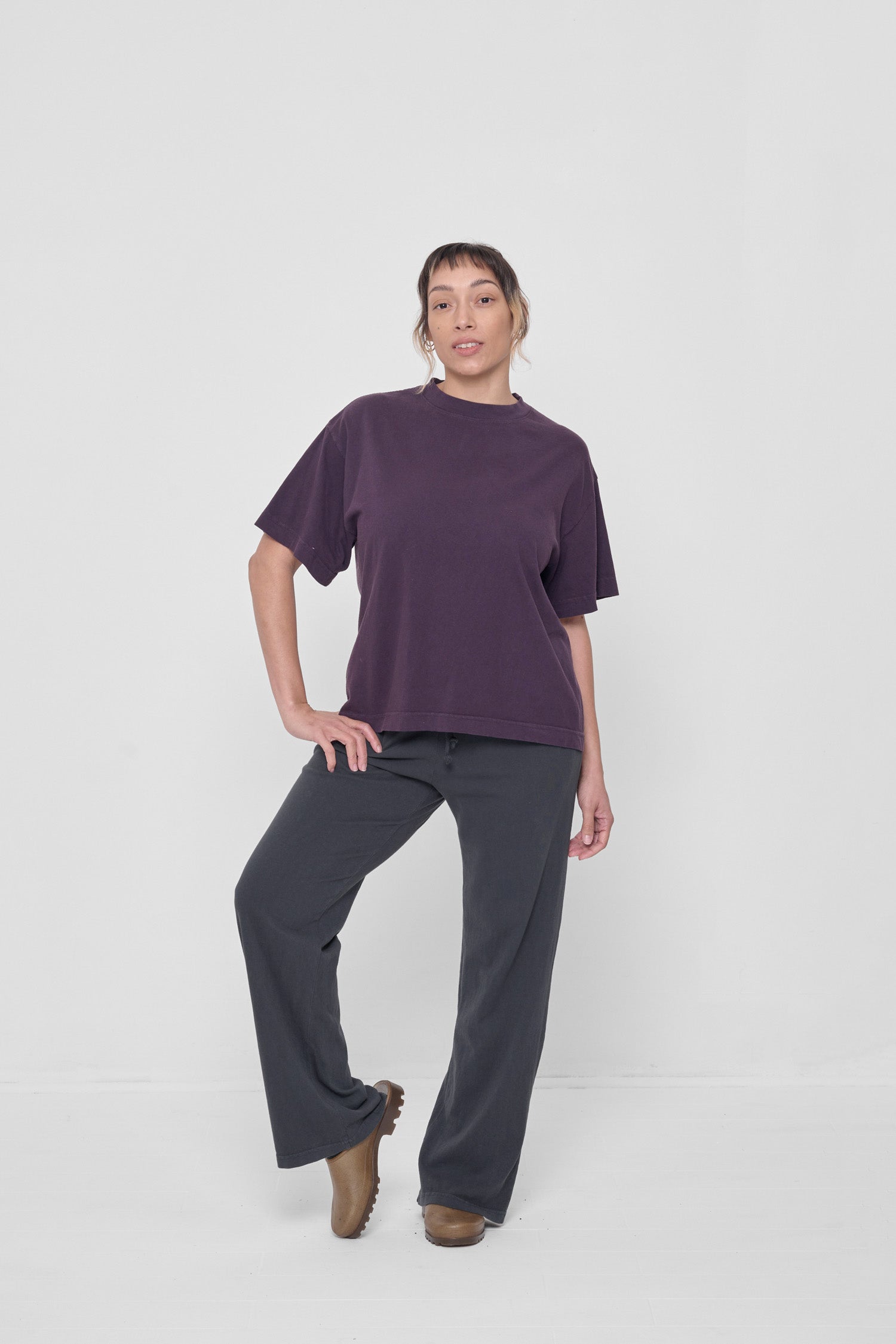 Styled with Slate Apartment Pants. 