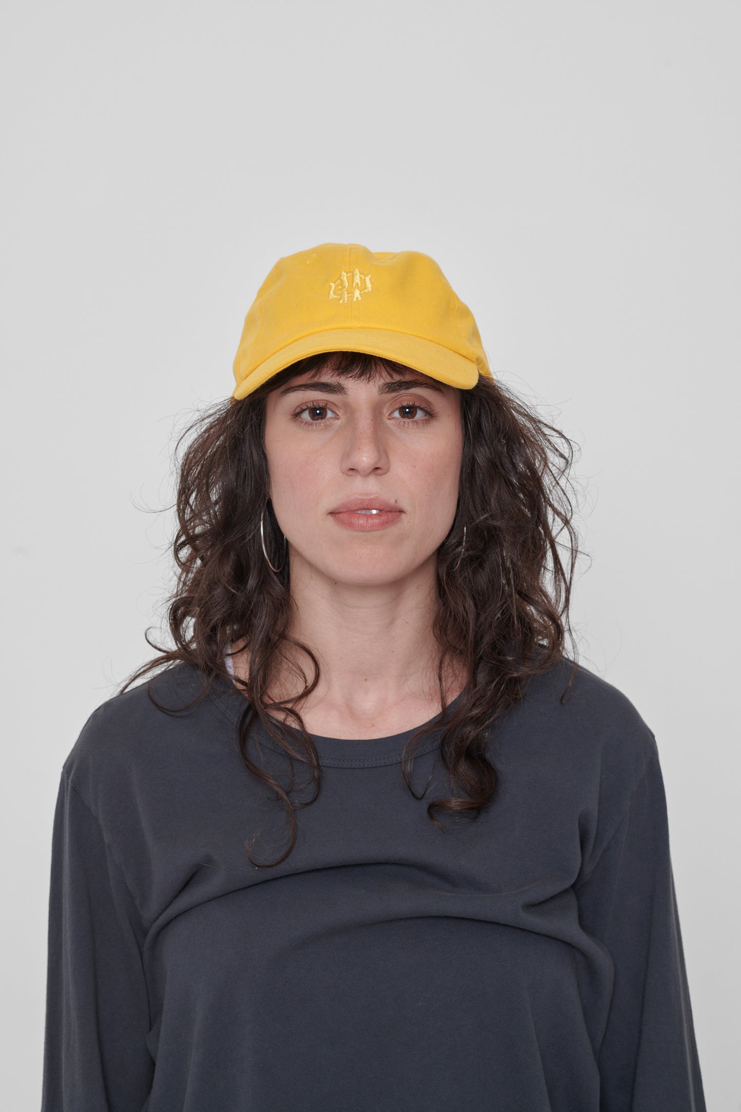 On a woman facing straight forward.