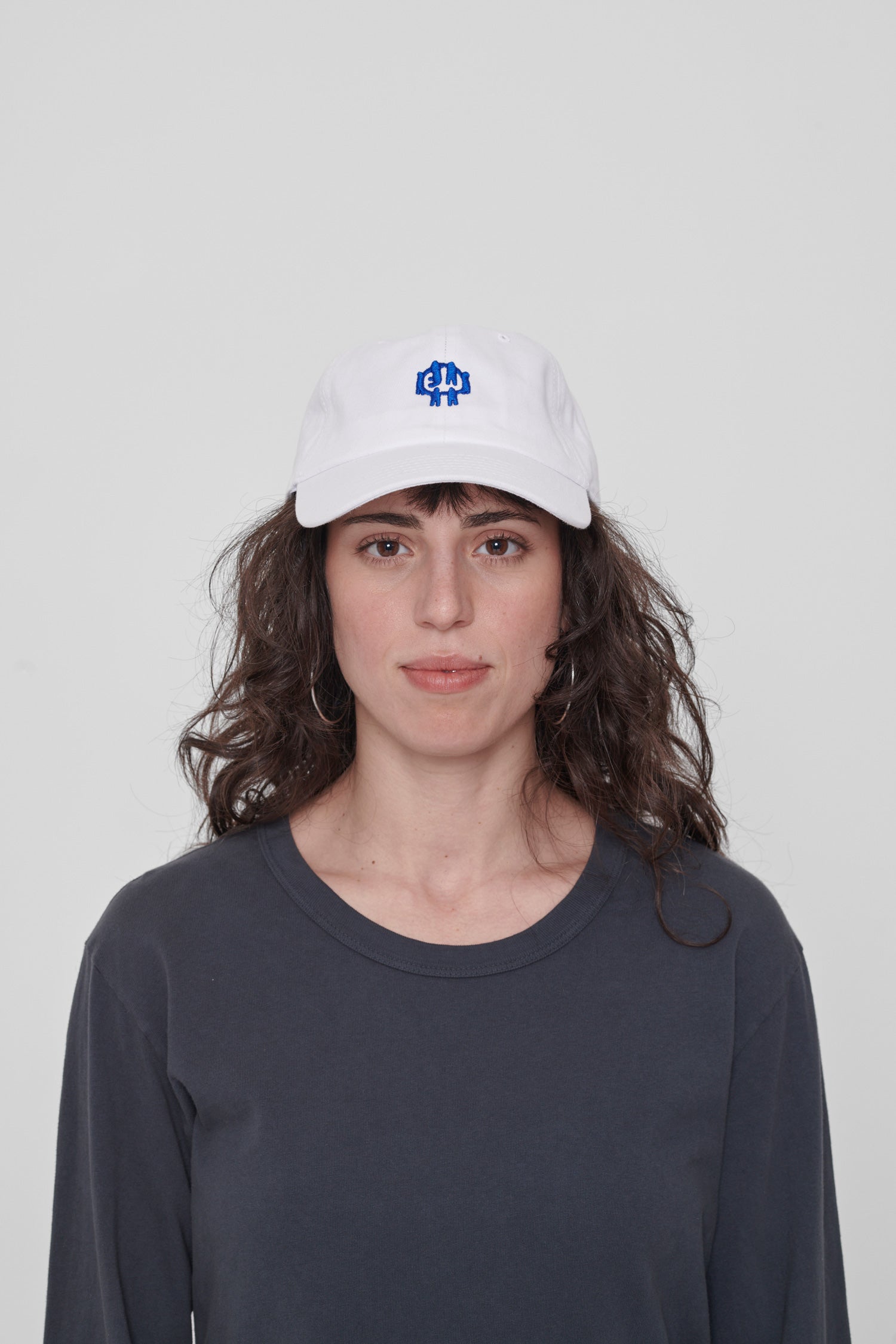 On a woman facing straight forward.