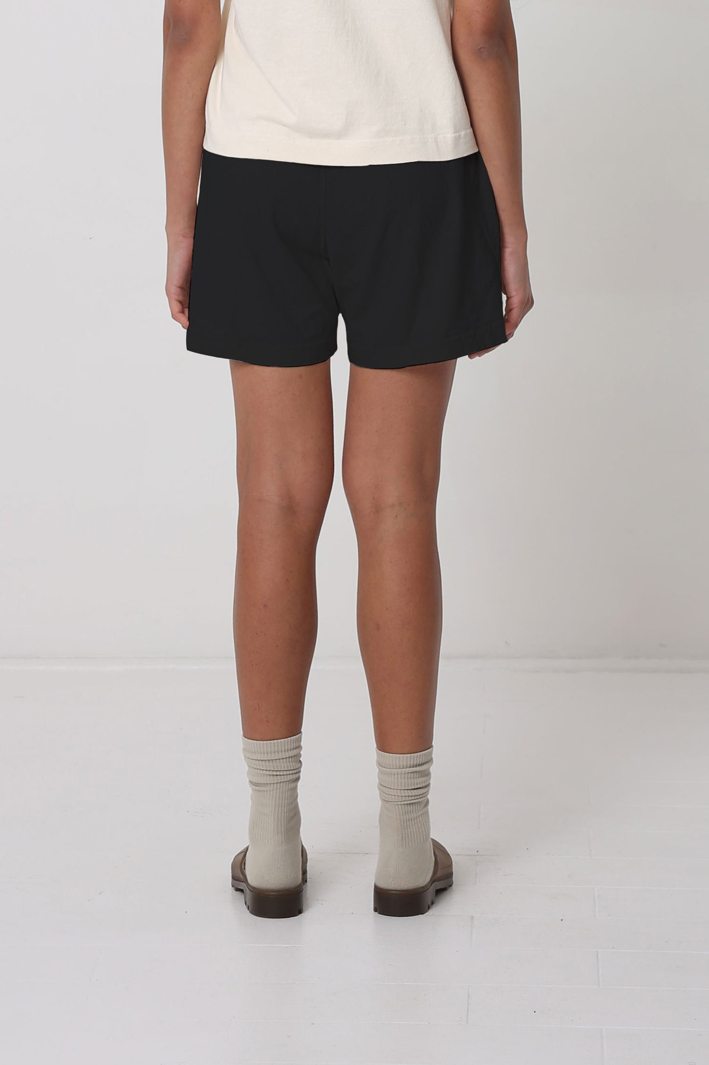 Back view showing relaxed fit.