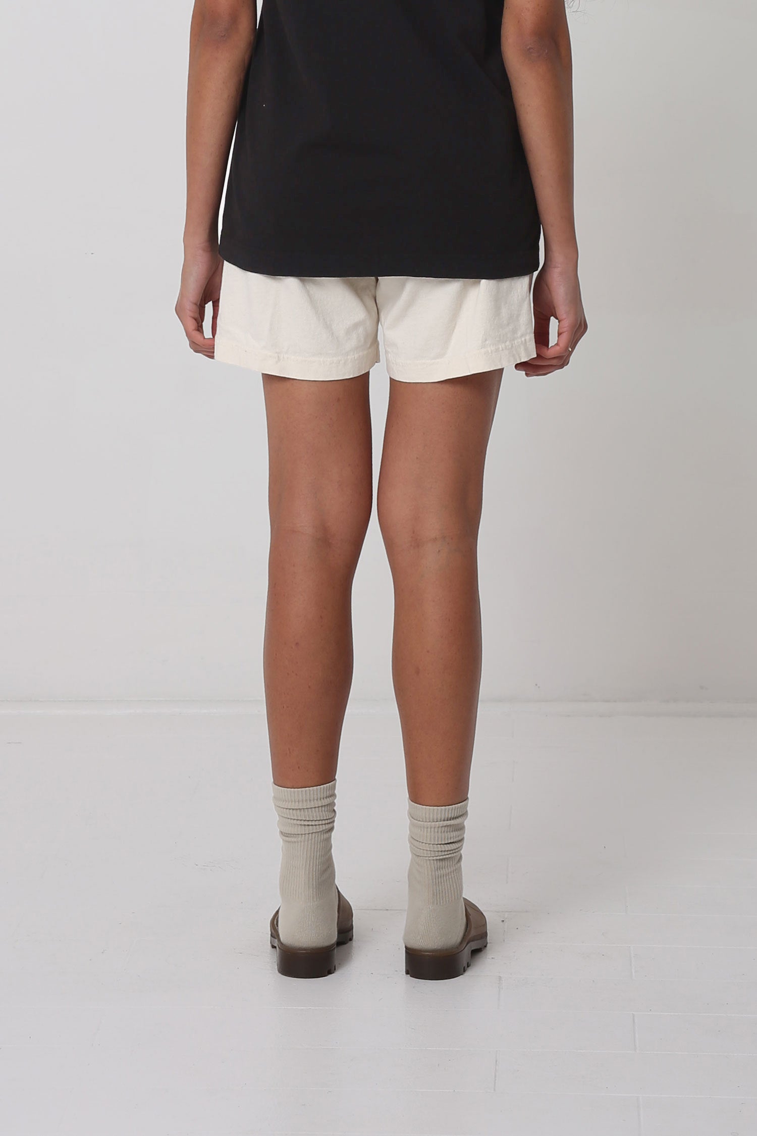 Back view showing relaxed fit.