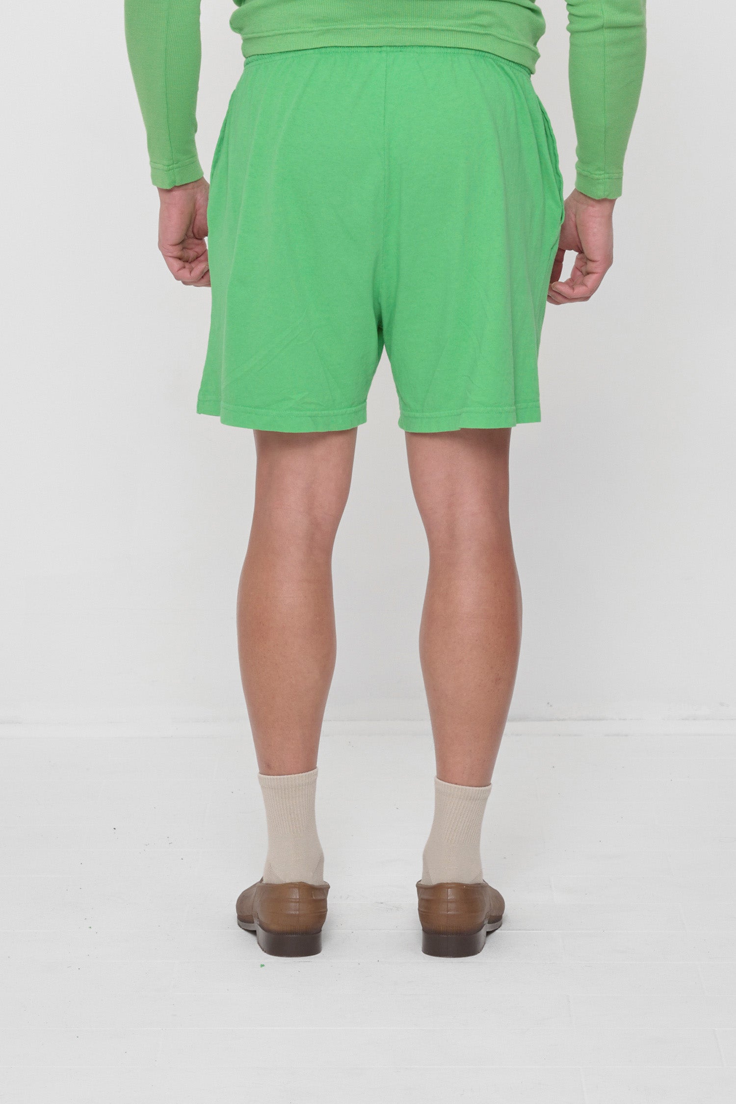 Back view showing relaxed fit.