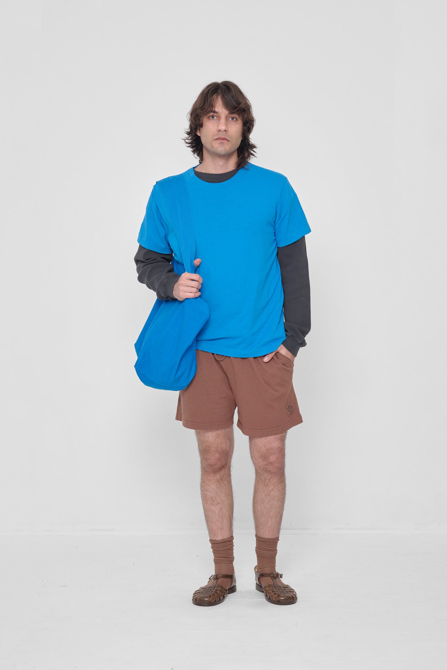 Styled with Malibu Short Sleeve Trash Tee layered over Slate Thermal Long Sleeve Boxier Trash Tee.