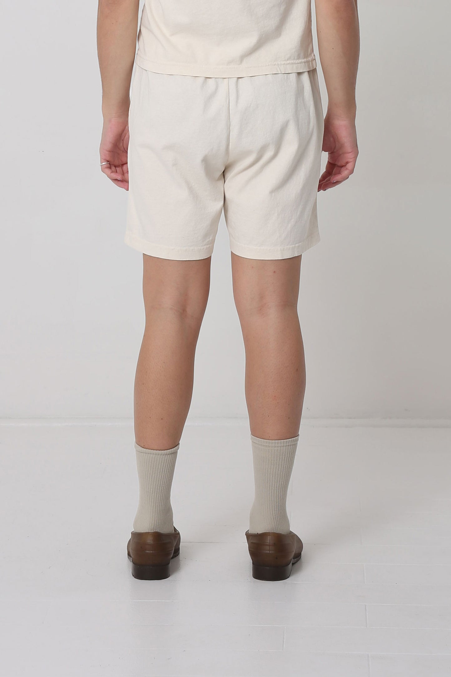 Back view showing relaxed fit.