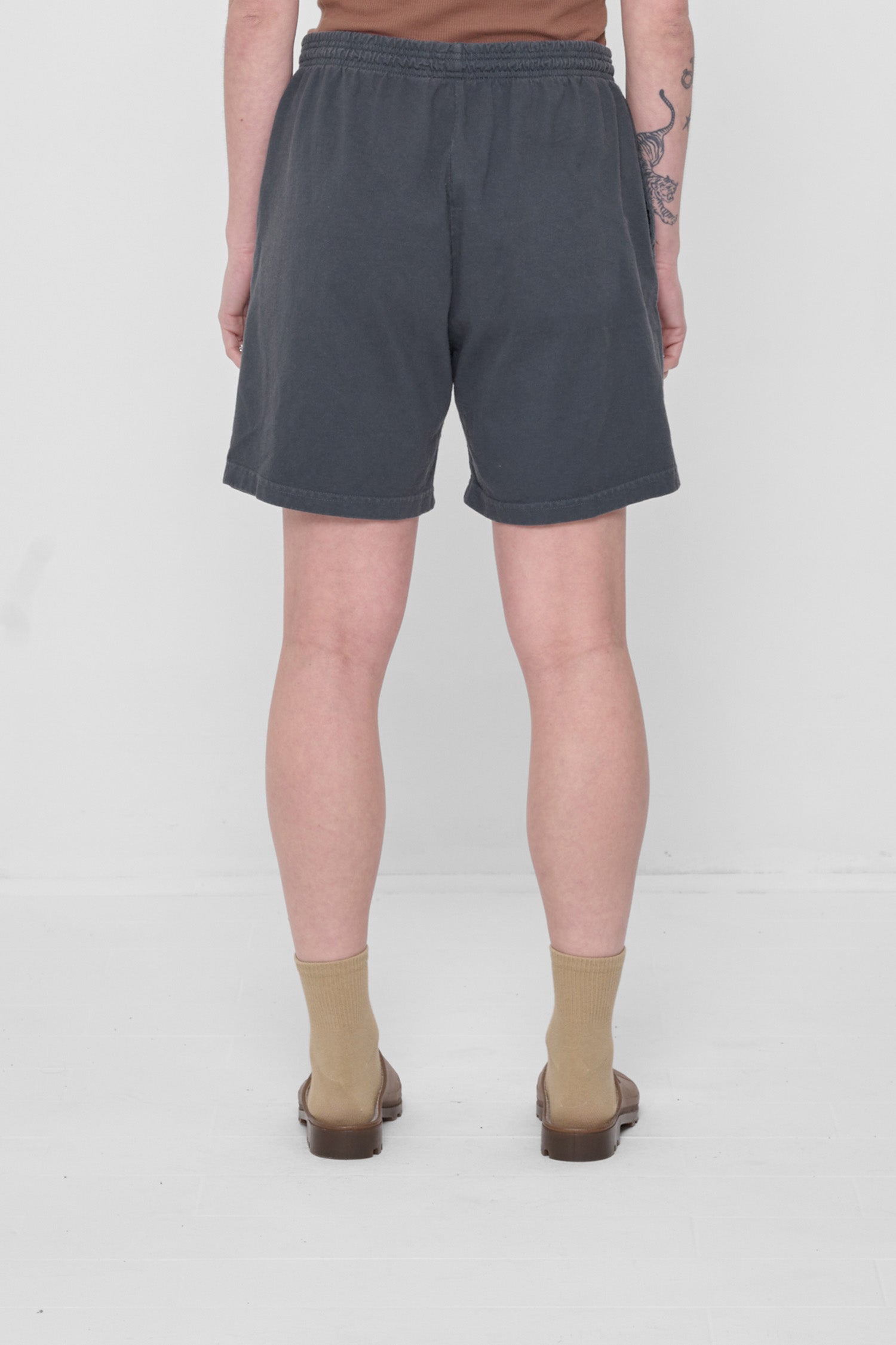 Back view showing relaxed fit.