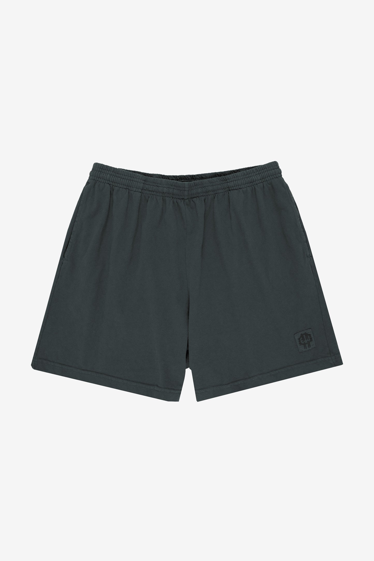 Flat lay shows leg opening is the same width from top of the thigh, down to the hem.