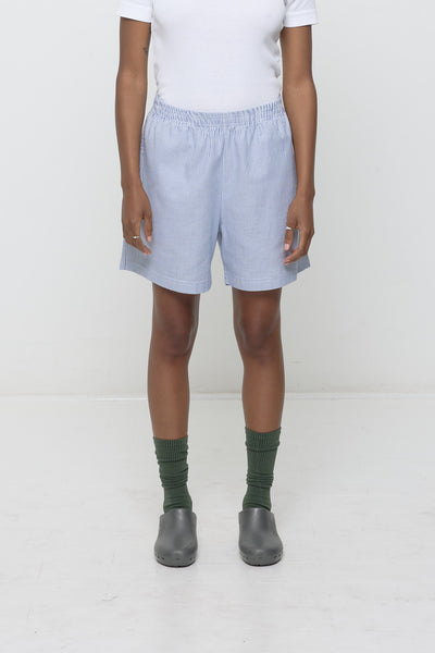 Stripe Poplin Everyday Shorts — Everybody.World by Ariel Katz