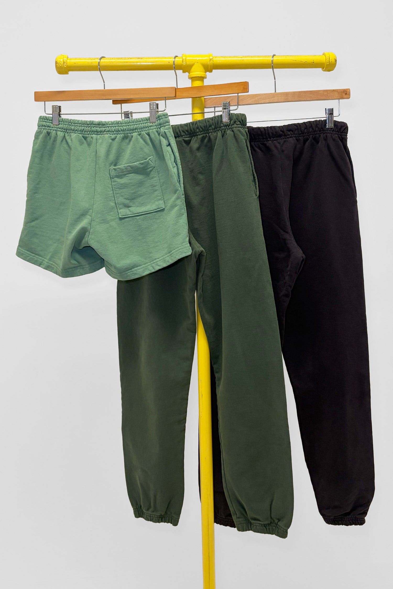 XS Trash Sweatpants 2-Pack & Fleece Everyday Shorts, back view