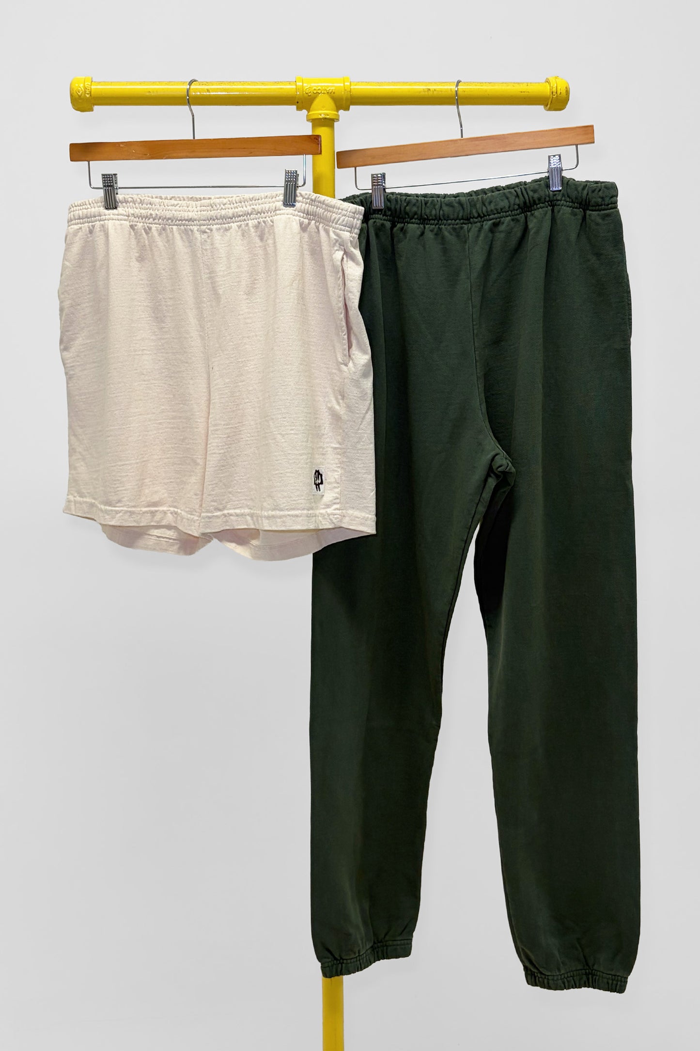 XL Trash Sweatpants & Heavyweight Everyday Shorts, front view