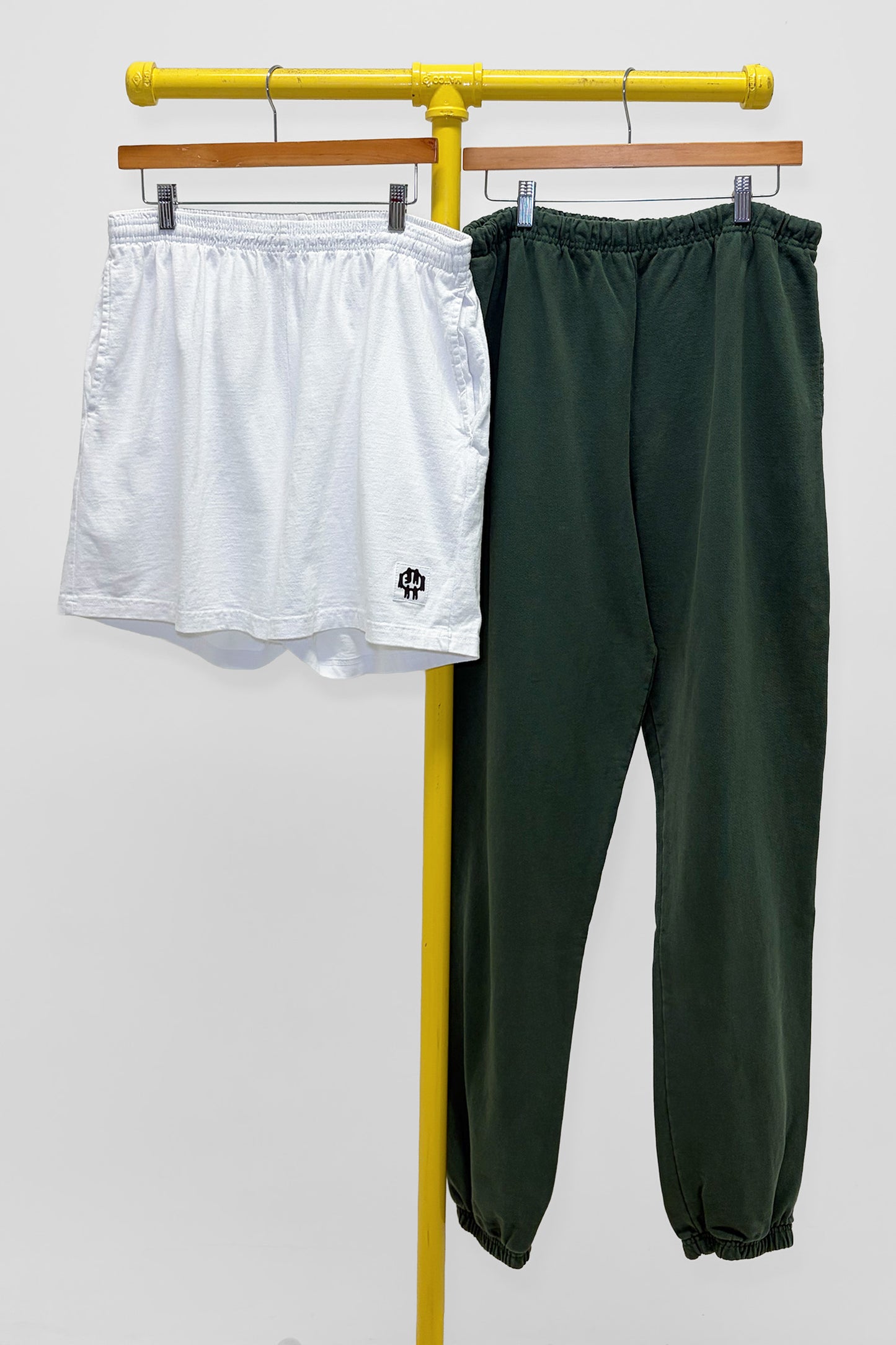 XL Trash Sweatpant & Heavyweight Everyday Shorts, front view