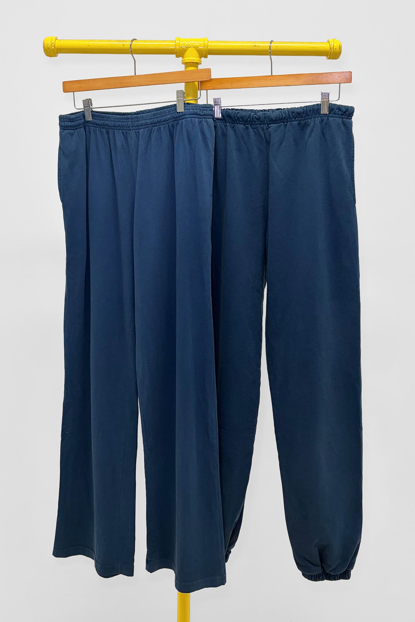 L Apartment Pants & Trash Sweatpants, front view