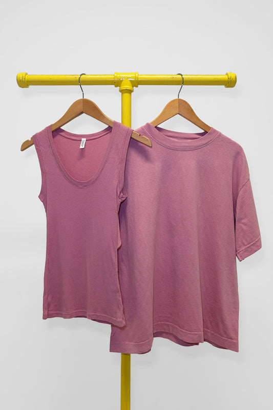M Boxier Trash Tee & The Tank , front view
