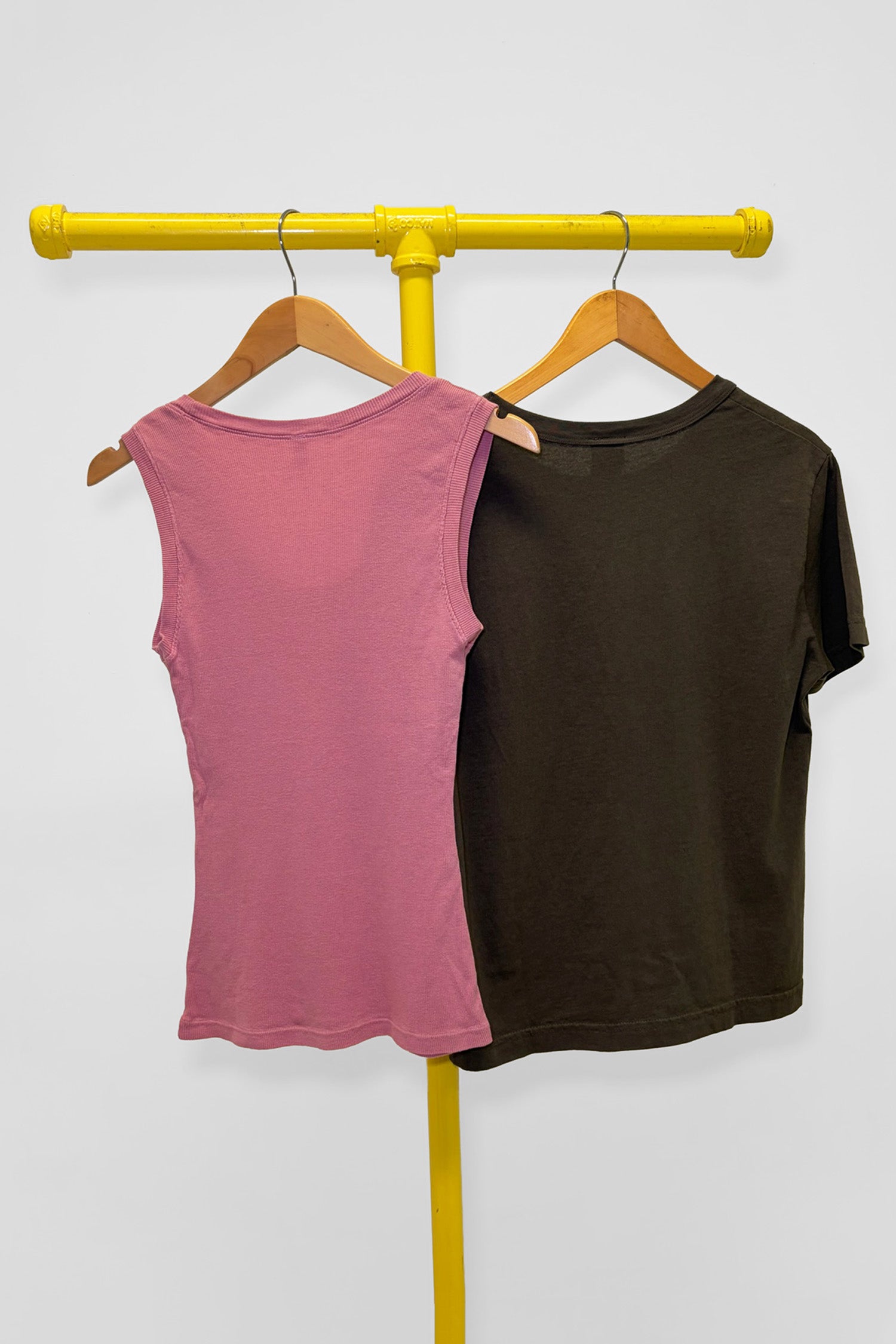 M The Tank & Tailored Trash Tee, back view