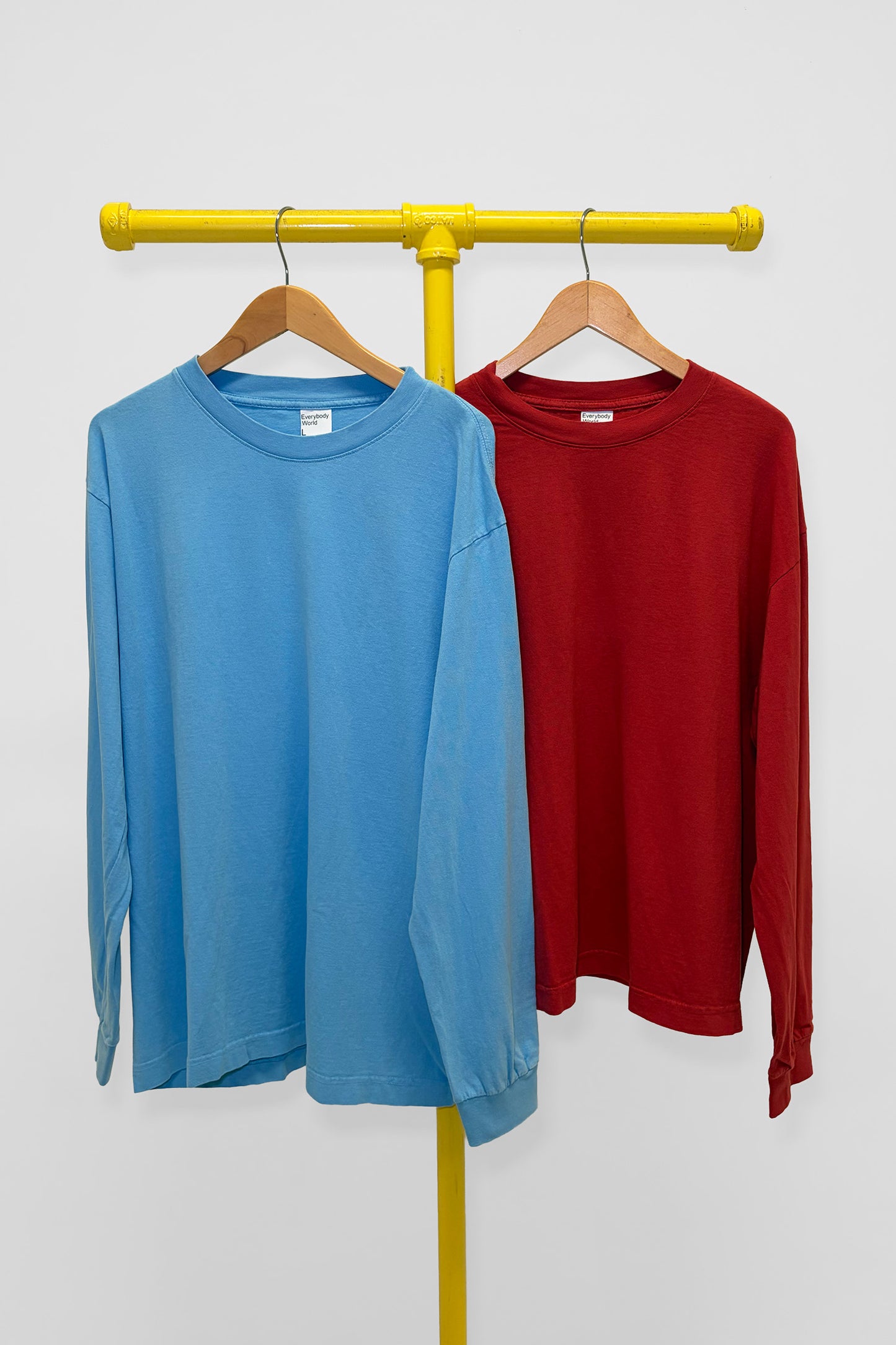 L Long Sleeve Trash Tee 2-Pack, front view