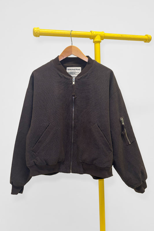 L Biodegradable Bomber Jacket, front view