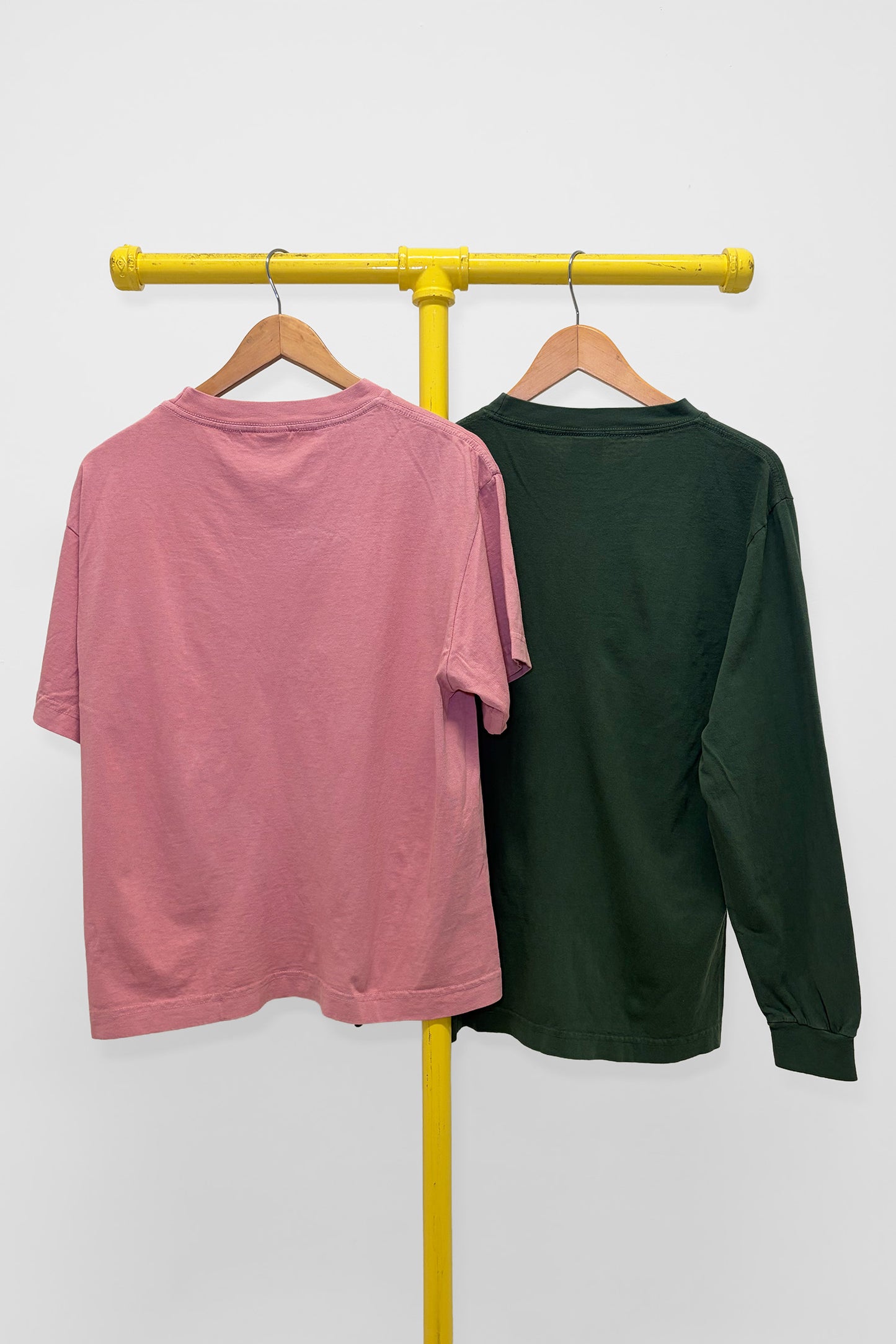 S Long Sleeve Trash Tee & Short Sleeve Trash Tee, back view