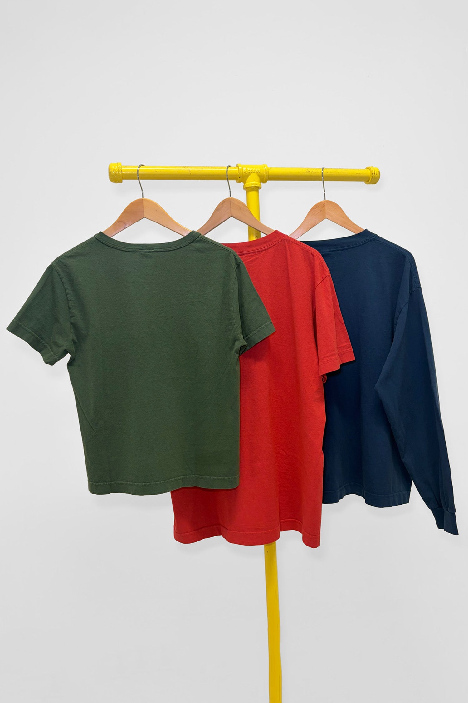 M Tailored Trash Tee, Short Sleeve Trash Tee & Long Sleeve Boxier Trash Tee, back view