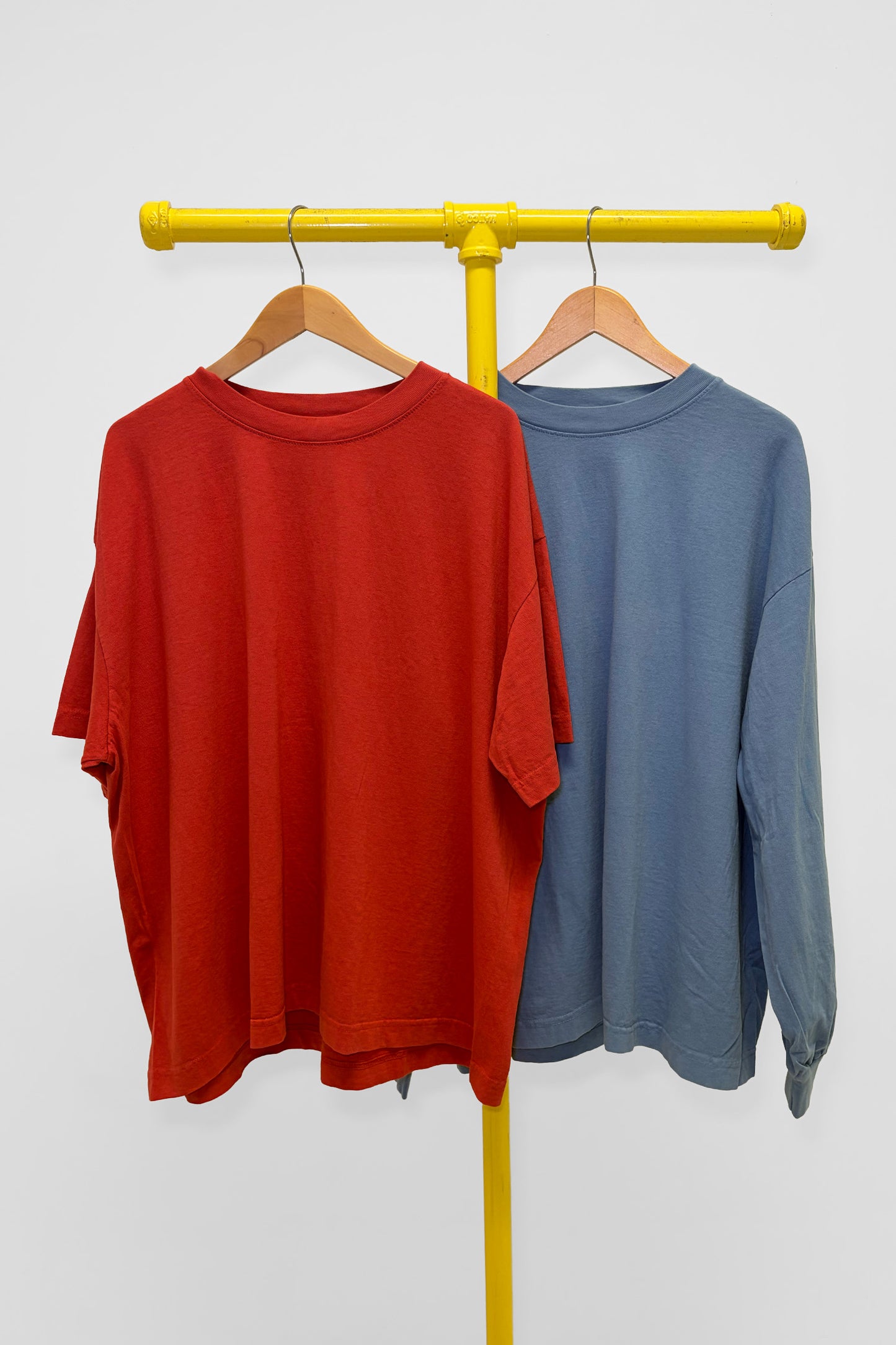 XL Long Sleeve Boxier Trash Tee & Boxier Trash Tee, front view