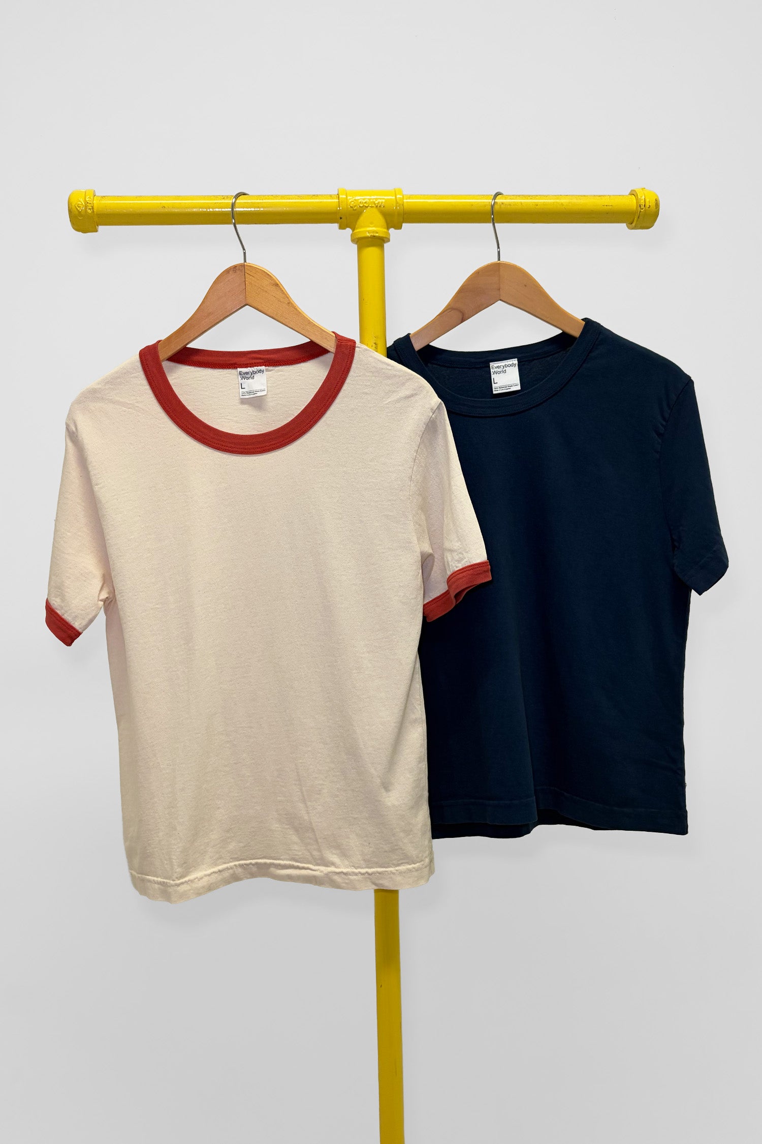 L Ringer Trash Tee & Tailored Trash Tee, front view