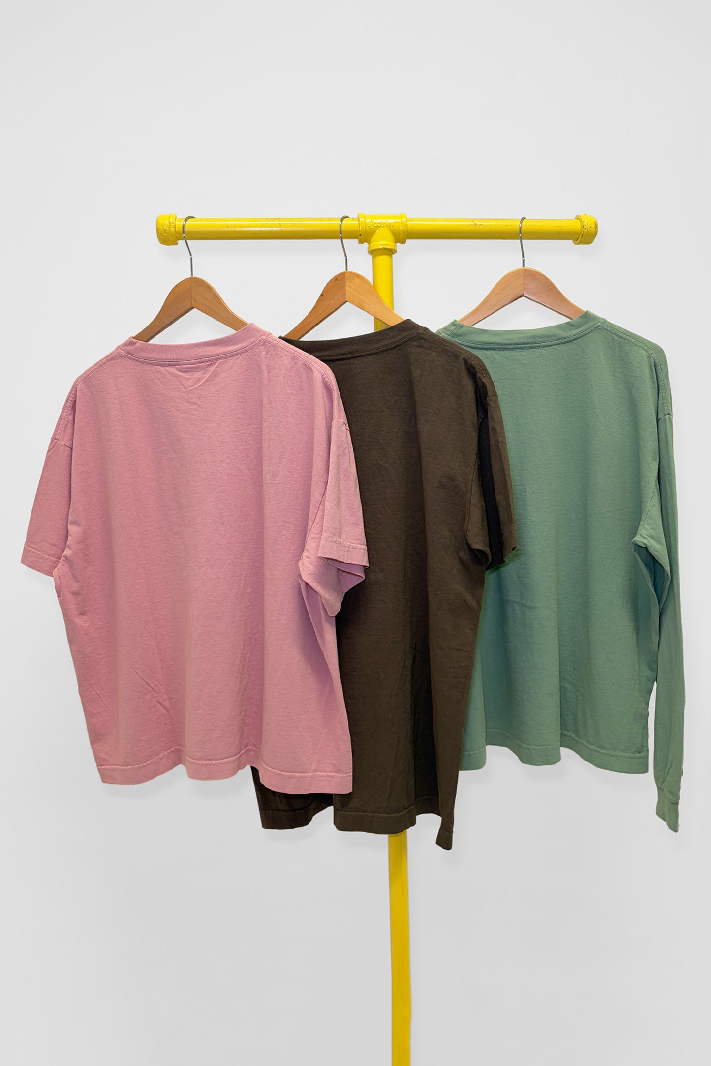 L Boxier Trash Tee, Long Sleeve Boxier Trash Tee & Short Sleeve Trash Tee, back view