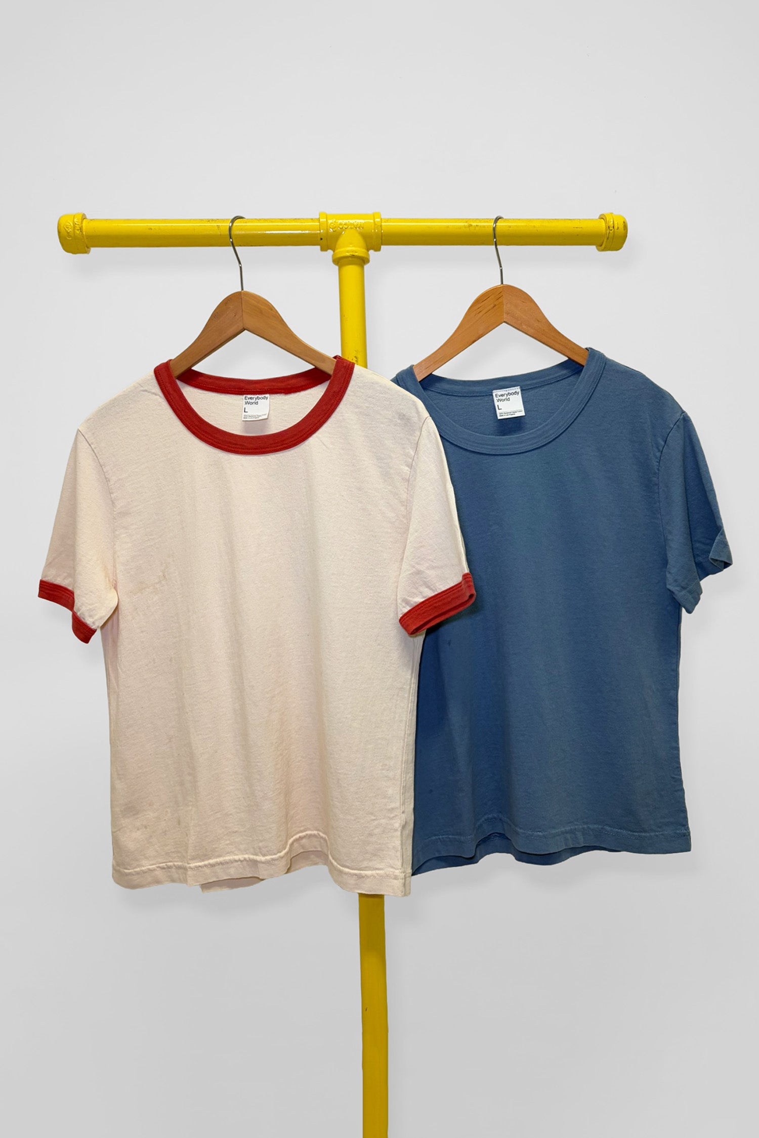 L Ringer Trash Tee & Tailored Trash Tee , front view