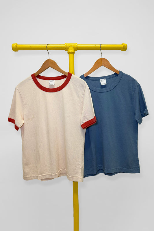 L Ringer Trash Tee & Tailored Trash Tee , front view
