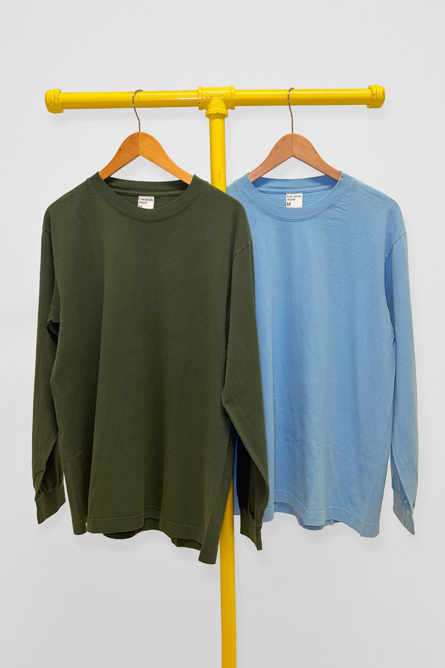 M Long Sleeve Trash Tee 2-Pack, front view