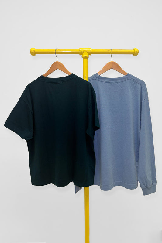 L Boxier Trash Tee & Long Sleeve Boxier Trash Tee , back view