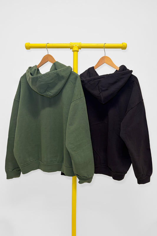 L Trash Zip Up Hoodie 2-Pack, back view