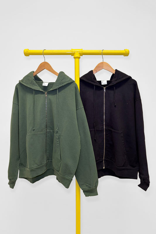 M Trash Zip Up Hoodie 2-Pack, front view