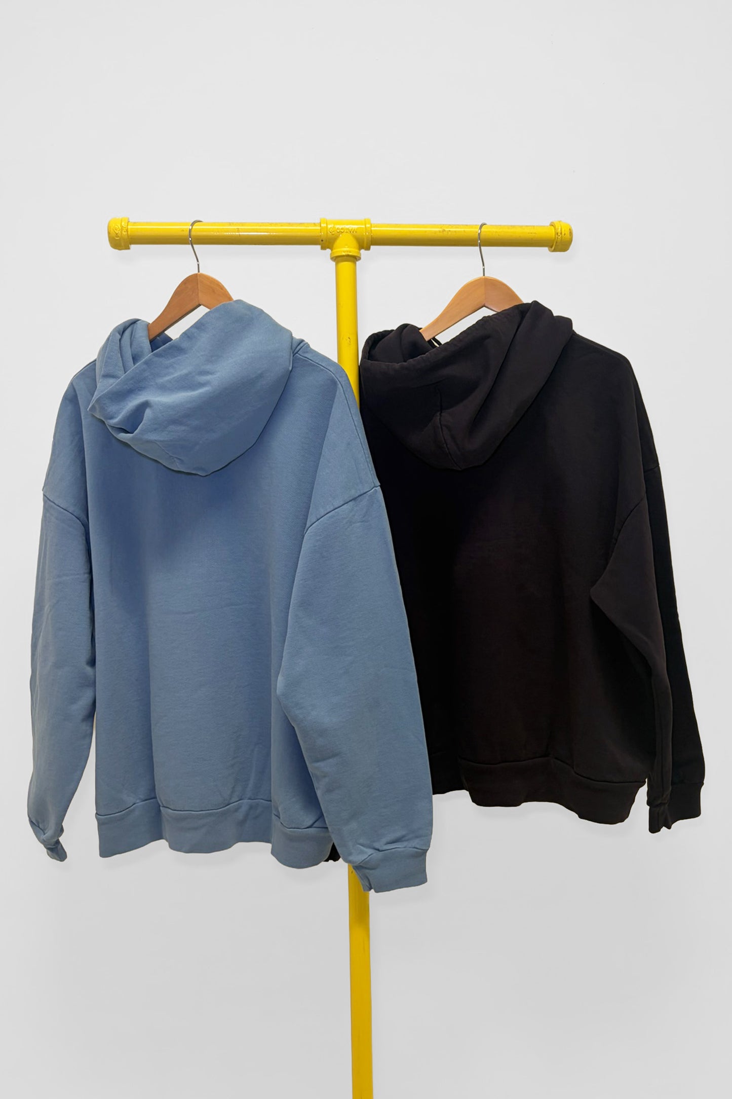 XL Trash Hoodie & Trash Zip Up Hoodie , back view