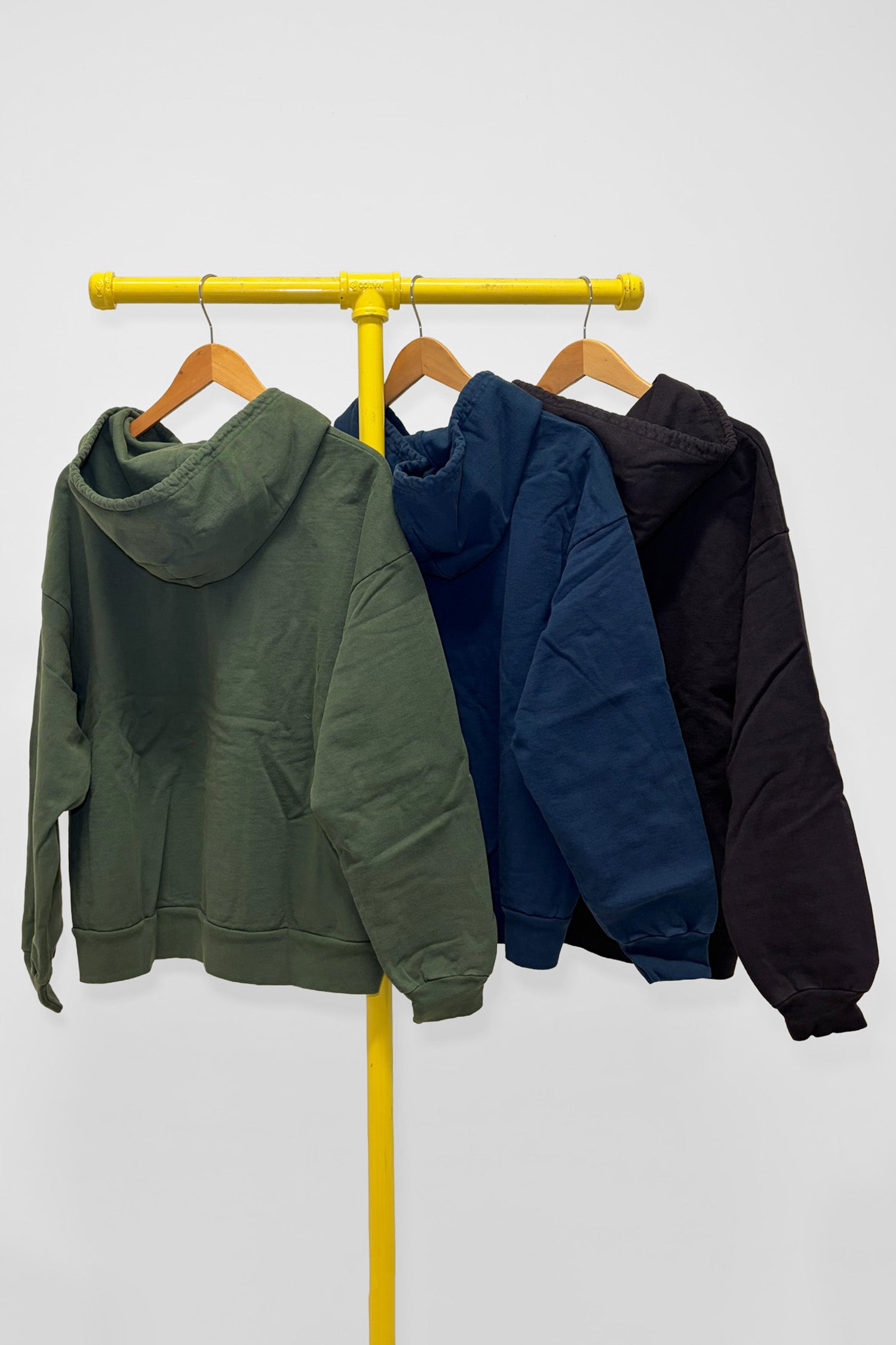 M Trash Zip Up Hoodie 3-Pack, back view
