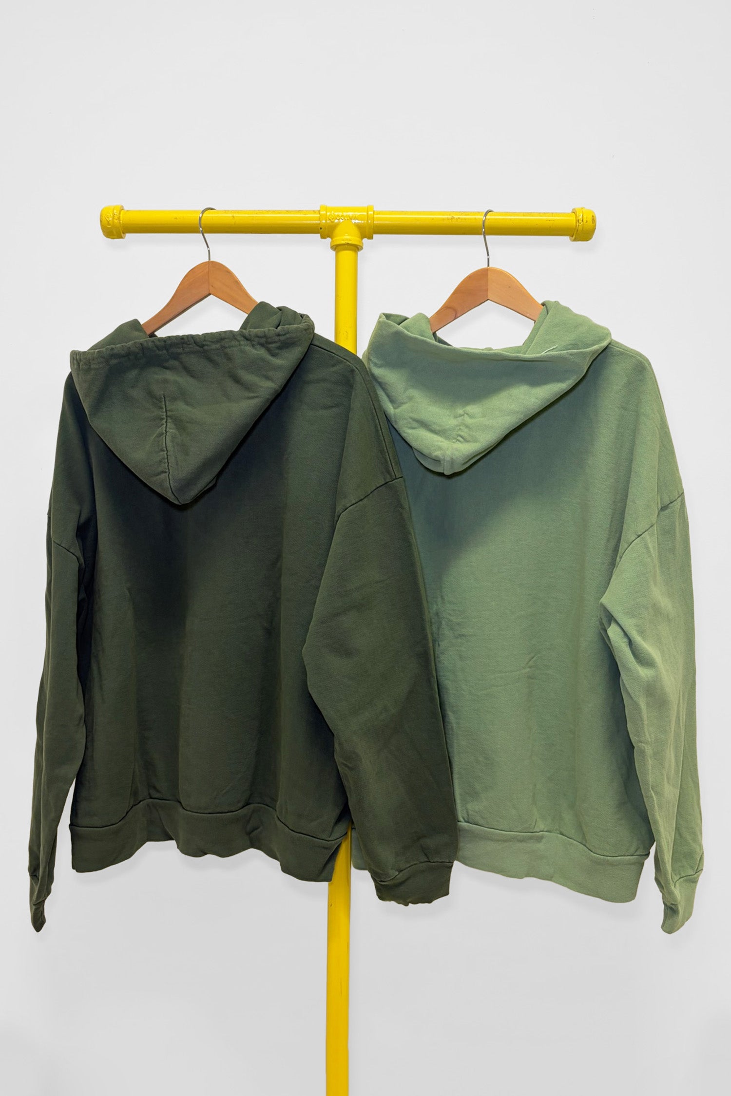 XL Trash Hoodie & Trash Zip Up Hoodie , back view