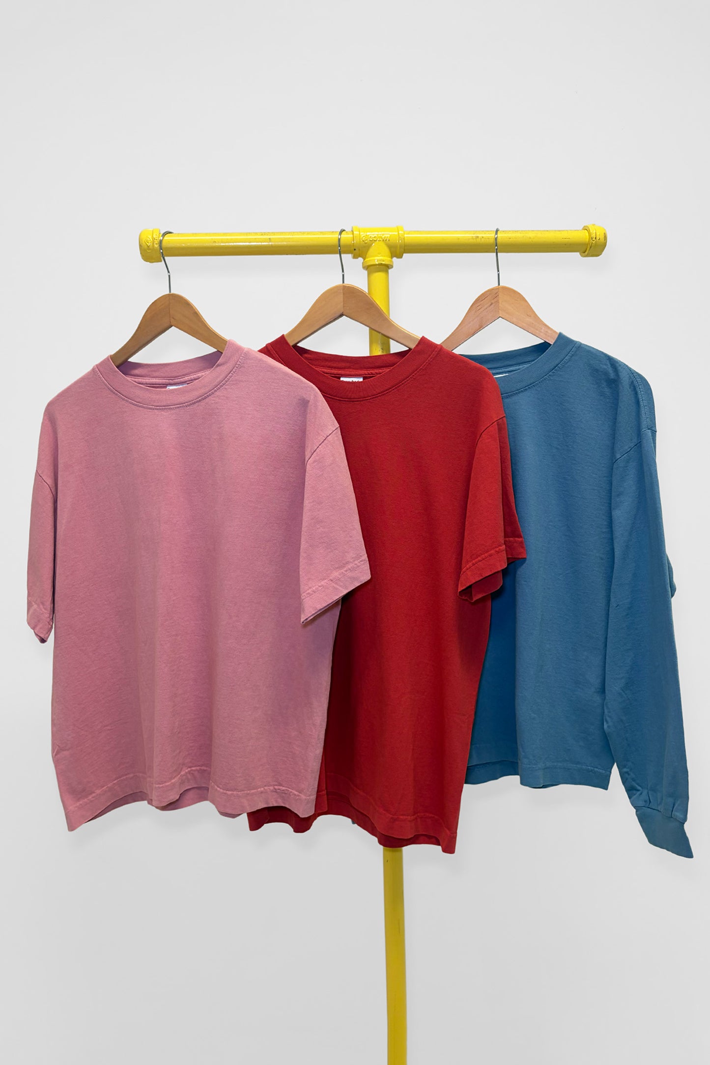 M Boxier Trash Tee, Short Sleeve Trash Tee and Long Sleeve Boxier Trash Tee 3-Pack, front view