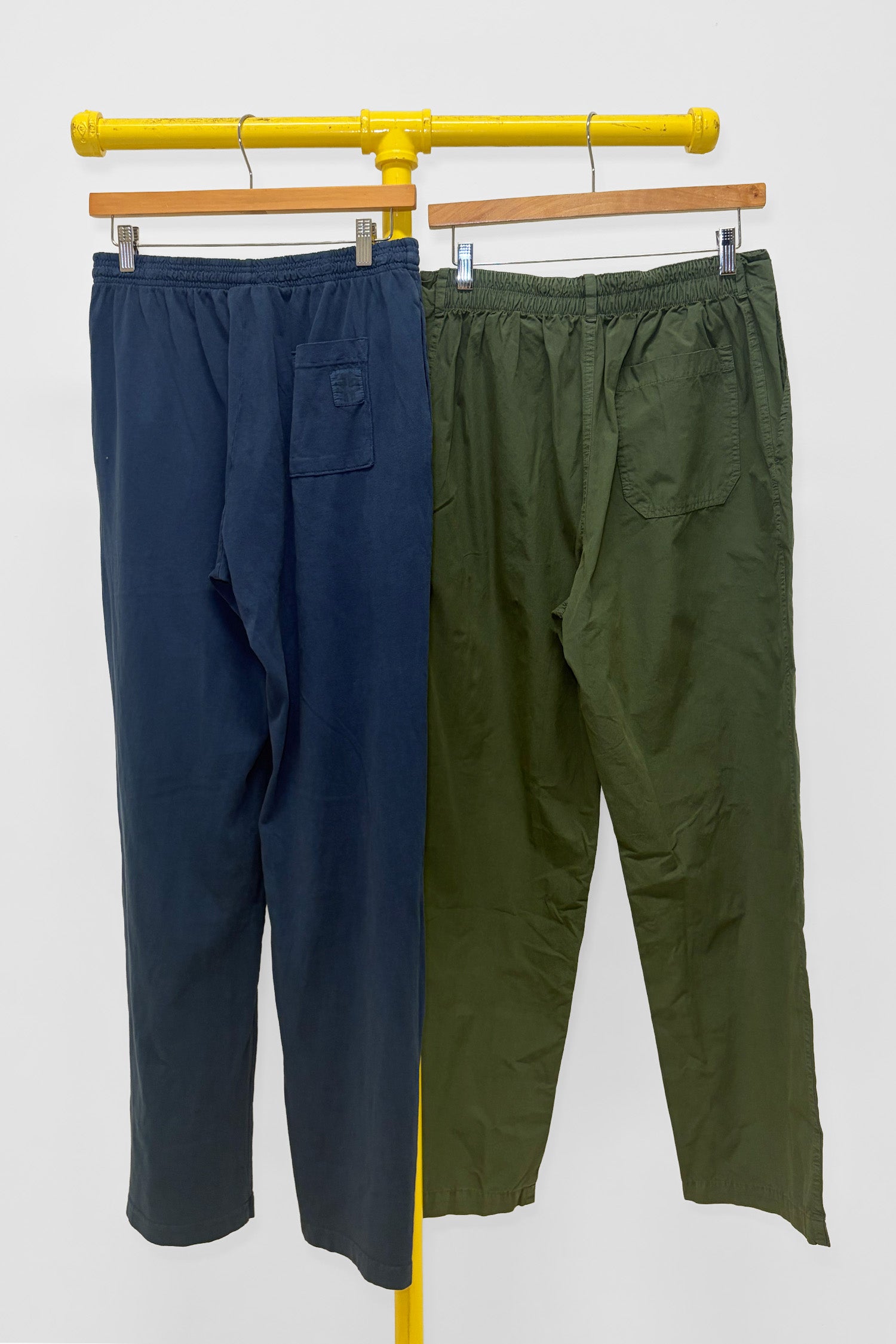 M Apartment Pants & Poplin Life Uniform Pants, back view