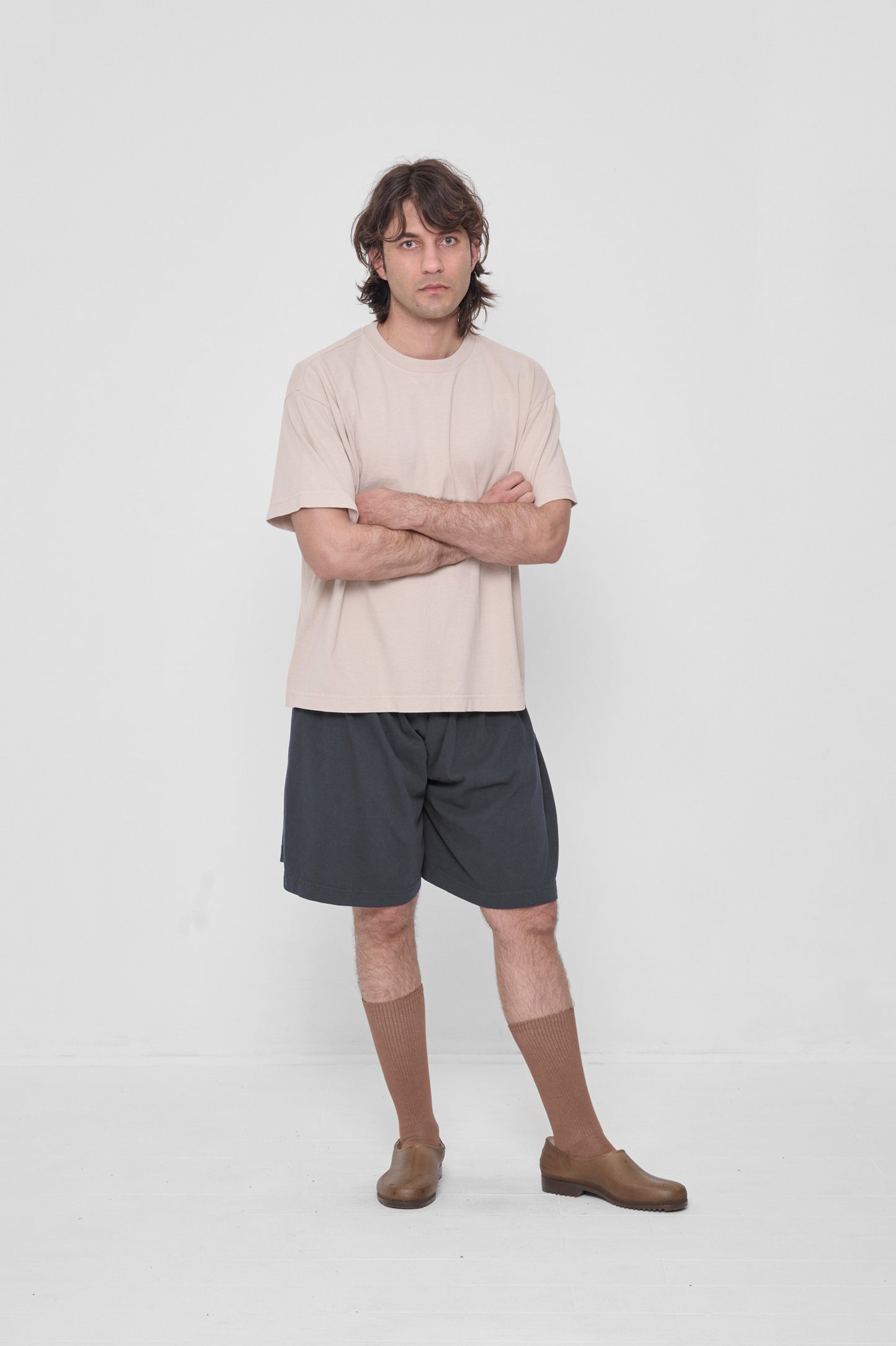 Styled with Oat Boxier Trash Tee and Potting Soil Squishy Socks. 